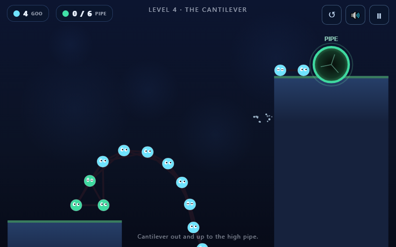 Goo Towers physics gameplay