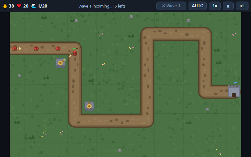 Tower Defense gameplay